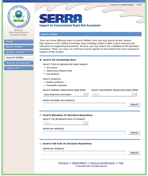 SERRA: Support for Environmental Rapid Risk Assessment – Gibson Design ...